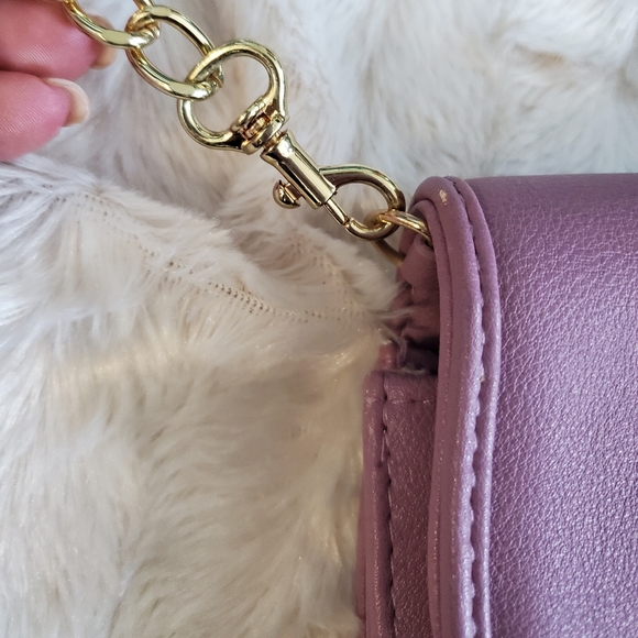 JESSICA SIMPSON~ DUSTY MAUVE CROSSBODY/ CLUTCH! - Picture 3 of 8